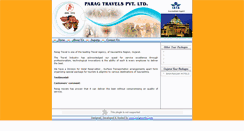 Desktop Screenshot of paragtravels.com