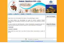 Tablet Screenshot of paragtravels.com